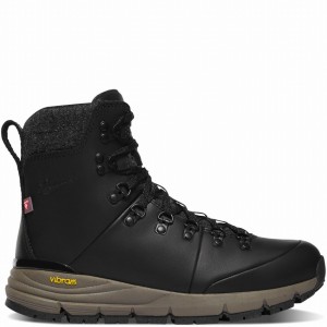 Black Danner Arctic 600 Side-Zip Women's Hiking Boots | 55502