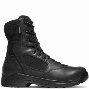 Black Danner Kinetic Men's Tactical Boots | 62555