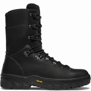 Black Danner Wildland Tactical Firefighter Men's Work Boots | 44506