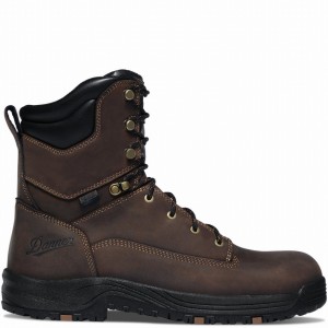 Brown Danner Caliper Men's Safety Boots | 29001