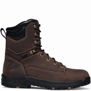 Brown Danner Caliper Men's Work Boots | 94501