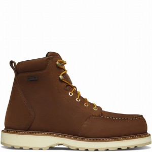 Brown Danner Cedar River Men's Work Boots | 65805