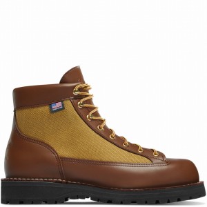 Brown Danner Light Men's Hiking Boots | 55816