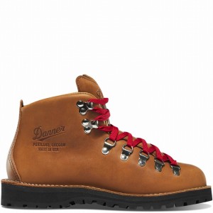 Brown Danner Mountain Light Women's Hiking Boots | 54308