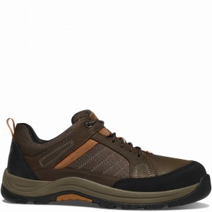 Brown Danner Riverside Men's Work Shoes | 30467