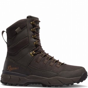 Brown Danner Vital Men's Hunting Boots | 26861