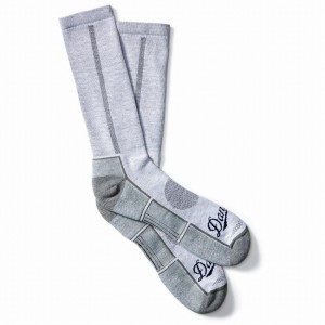 Grey Danner Drirelease Lightweight Hiking Men's Socks | 86615