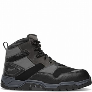 Grey Danner Field Ranger Men's Work Boots | 28761