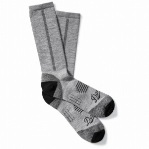 Grey Danner Merino Lightweight Hiking Men's Socks | 31230