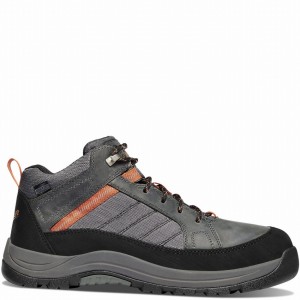 Grey Danner Riverside Men's Work Shoes | 66973