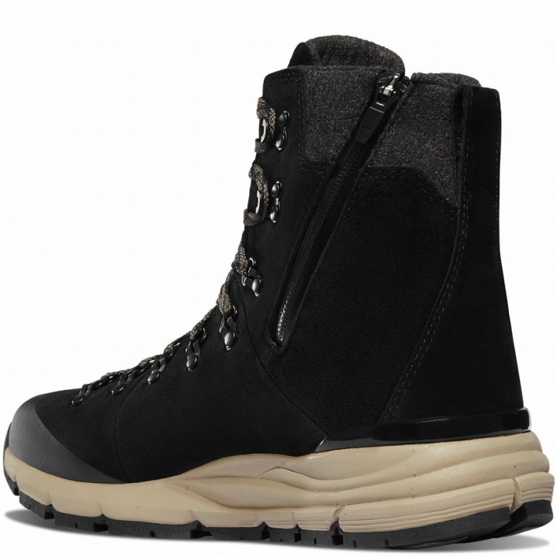 Black Danner Arctic 600 Side-Zip Men's Hiking Boots | 63818