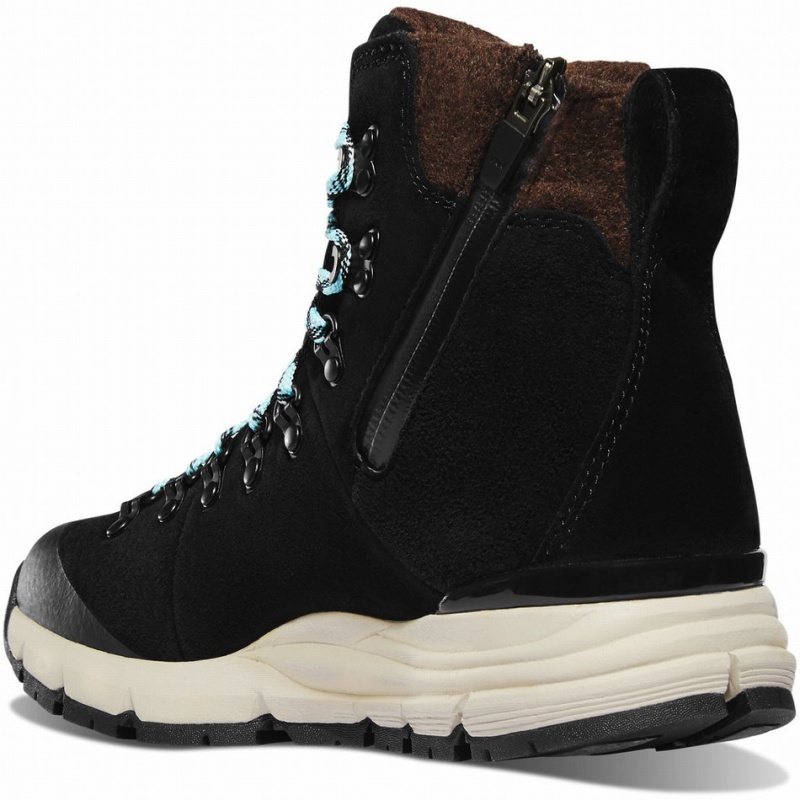 Black Danner Arctic 600 Side-Zip Women's Hiking Boots | 87003