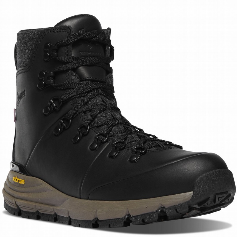 Black Danner Arctic 600 Side-Zip Women's Hiking Boots | 55502