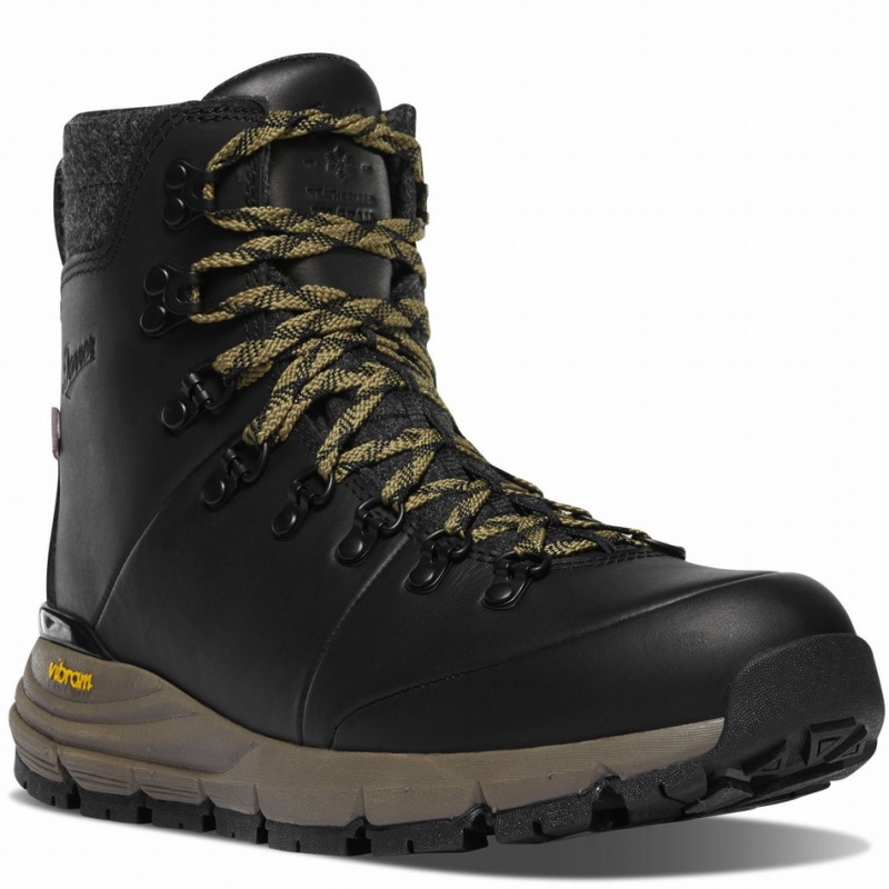 Black Danner Arctic 600 Side-Zip Women's Hiking Boots | 55502