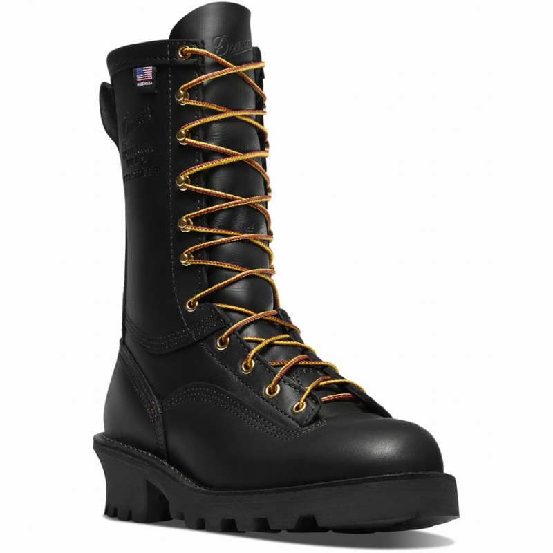 Black Danner Flashpoint II Men's Work Boots | 36617