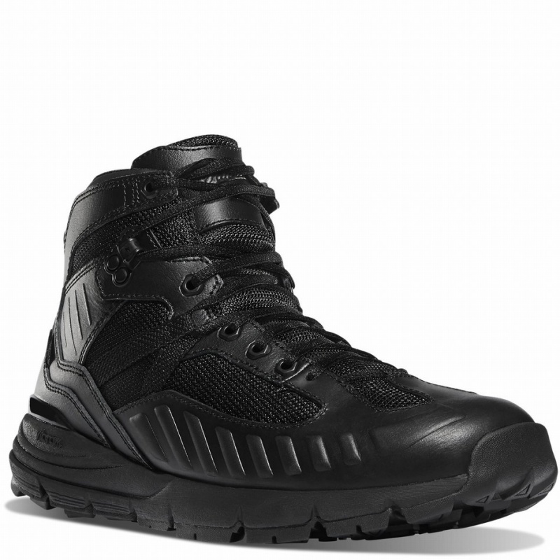 Black Danner FullBore Men's Tactical Boots | 53942