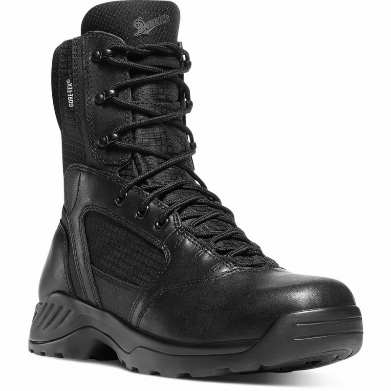 Black Danner Kinetic Men's Tactical Boots | 62555