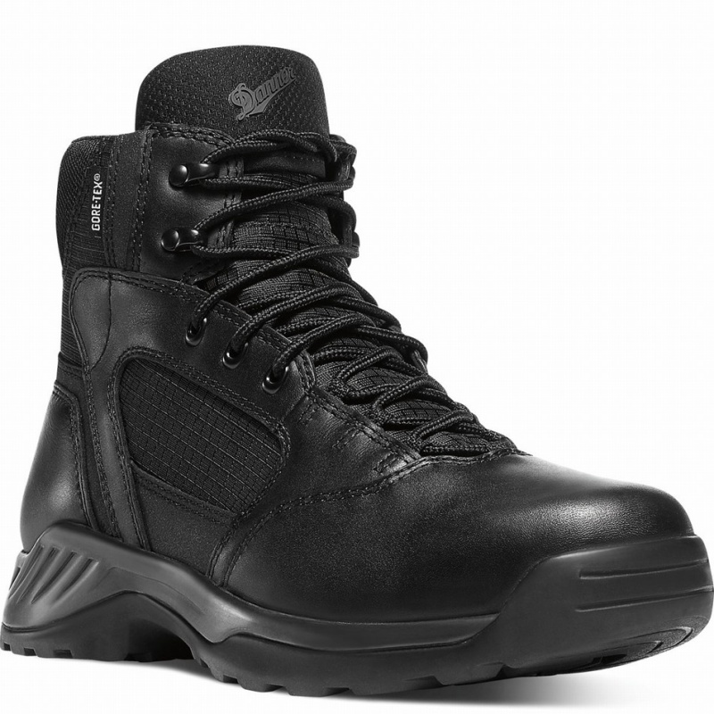 Black Danner Kinetic Men's Tactical Boots | 54354