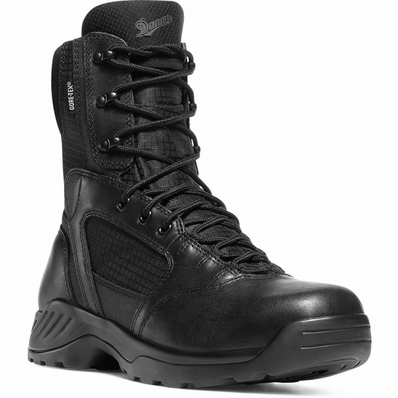 Black Danner Kinetic Men's Tactical Boots | 31802