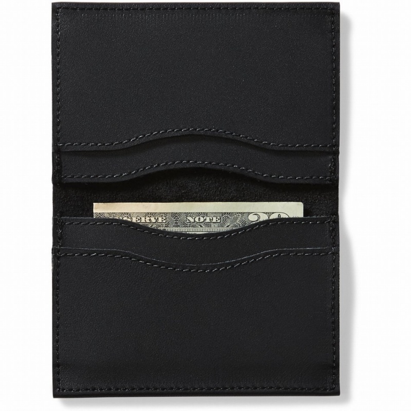 Black Danner Leather Men's Wallets | 95047