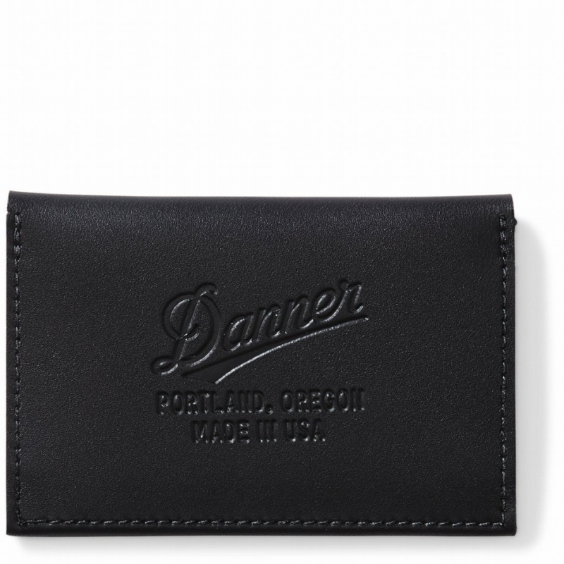 Black Danner Leather Men\'s Wallets | 95047