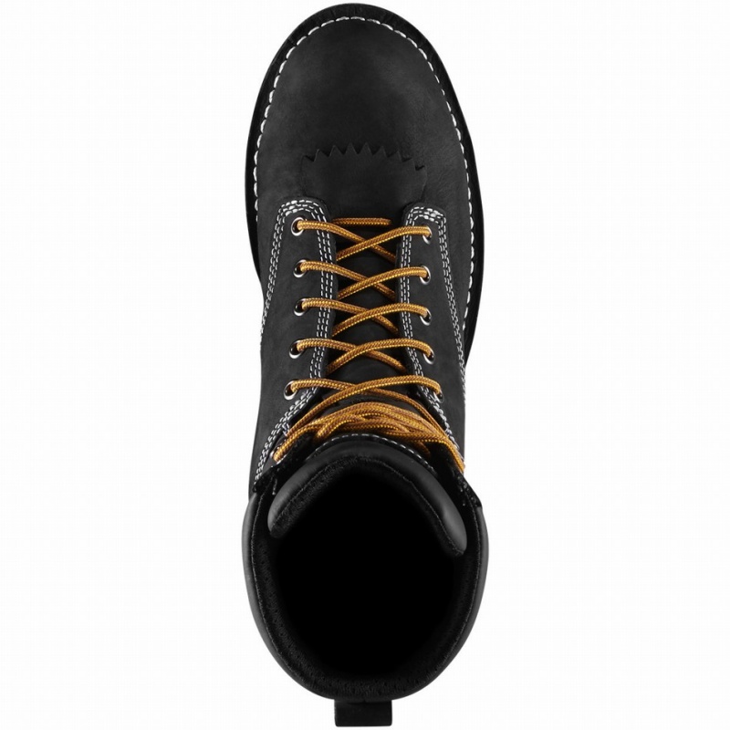 Black Danner Logger Men's Work Boots | 58613