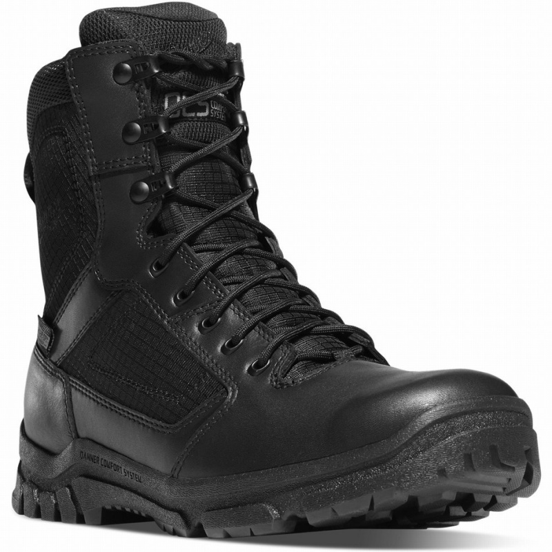 Black Danner Lookout Men's Tactical Boots | 64253