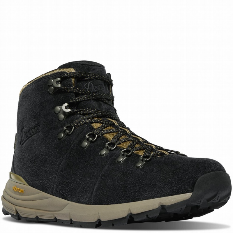 Black Danner Mountain 600 Men's Hiking Boots | 93394