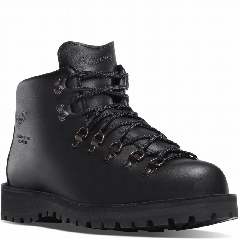 Black Danner Mountain Light Men's Hiking Boots | 42851