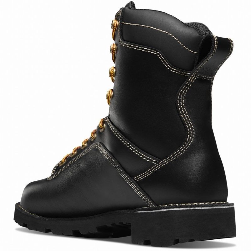 Black Danner Quarry USA Men's Work Boots | 73975