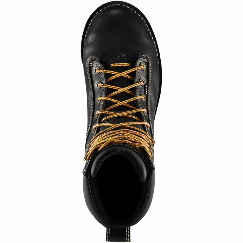 Black Danner Quarry USA Men's Work Boots | 73975