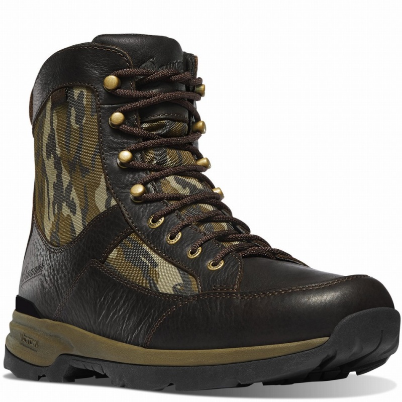 Black Danner Recurve Men's Hunting Boots | 14095