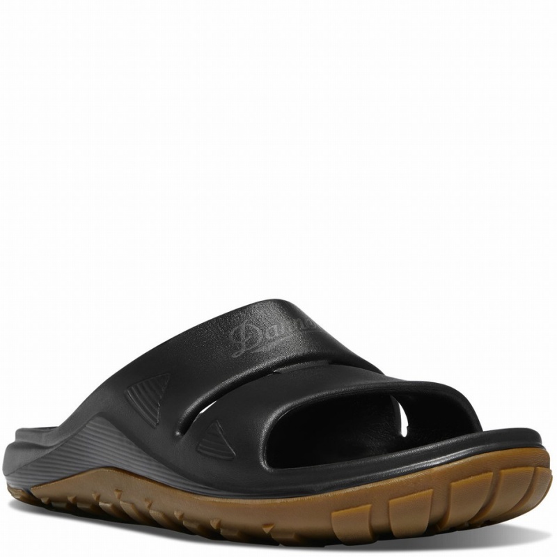 Black Danner Shelter Cove Men's Sandals | 10877