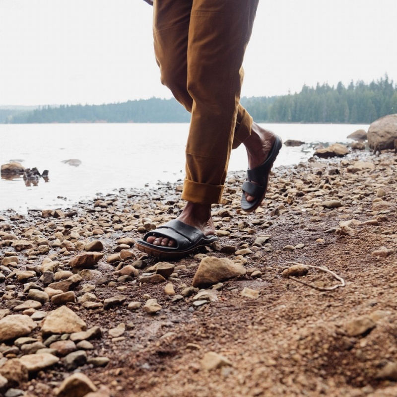 Black Danner Shelter Cove Men's Sandals | 10877