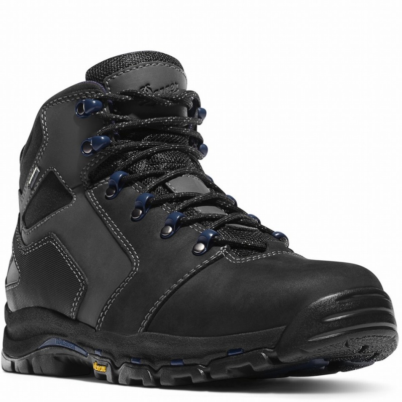 Black Danner Vicious Men's Work Boots | 59982