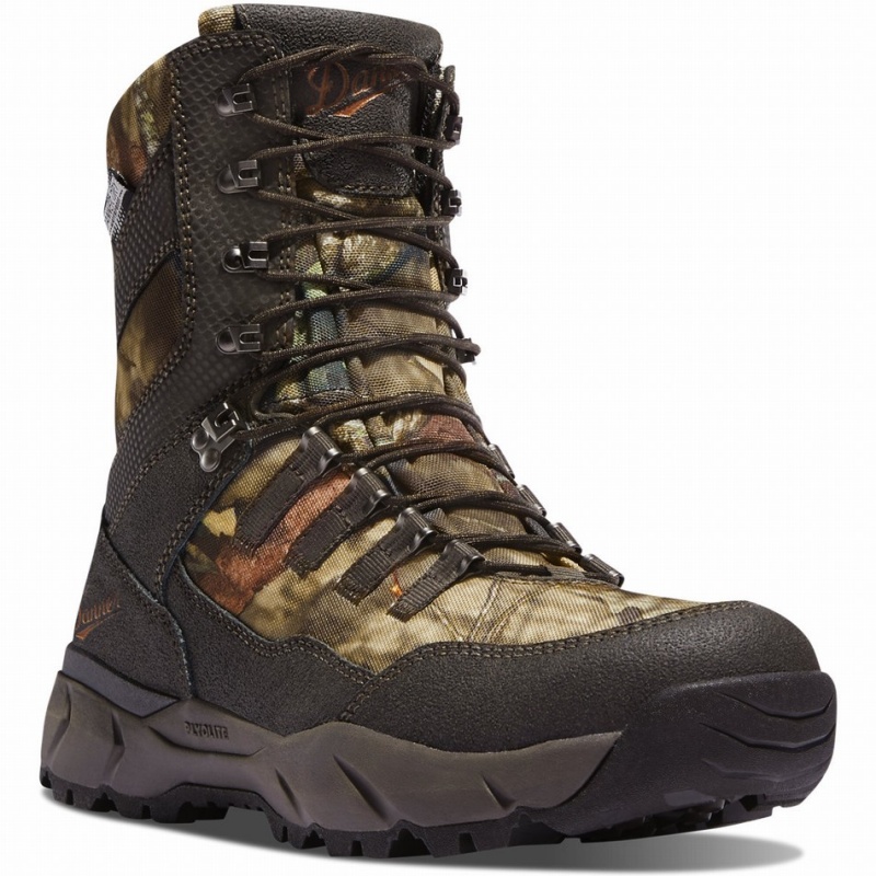 Black Danner Vital Men's Hunting Boots | 28456