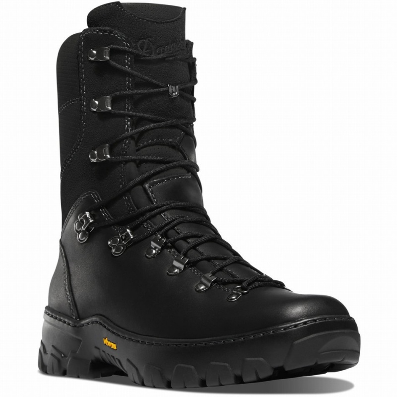 Black Danner Wildland Tactical Firefighter Men's Work Boots | 44506