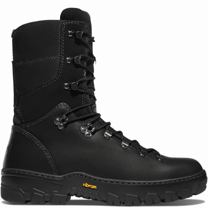 Black Danner Wildland Tactical Firefighter Men\'s Work Boots | 44506