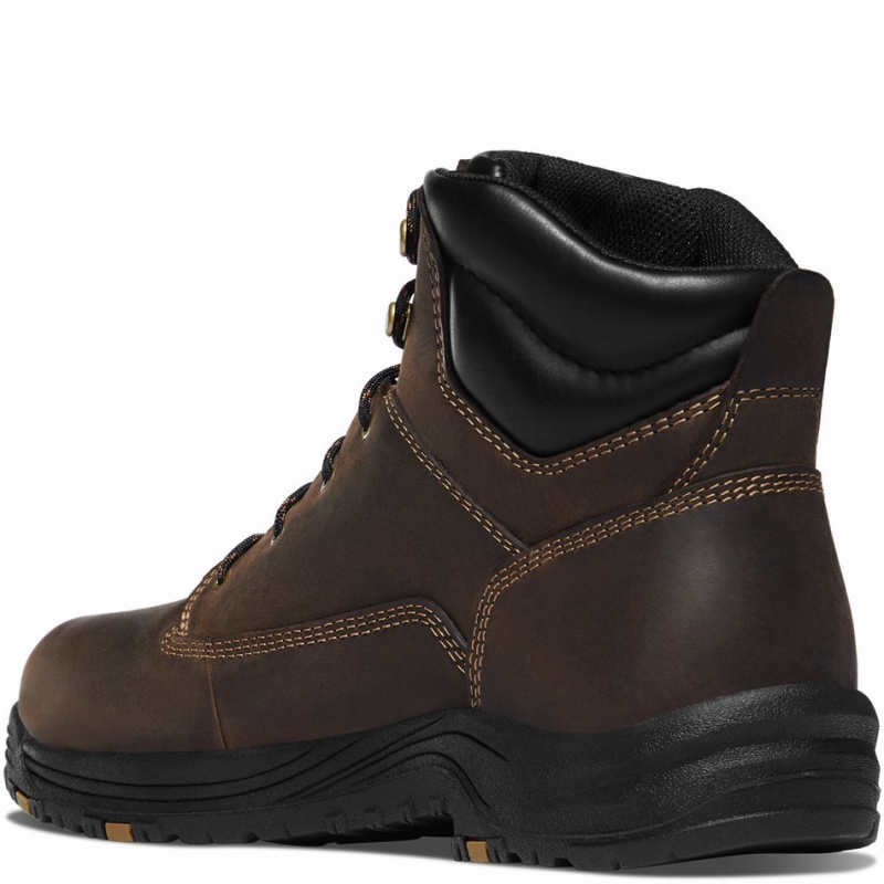 Brown Danner Caliper Men's Safety Boots | 73743