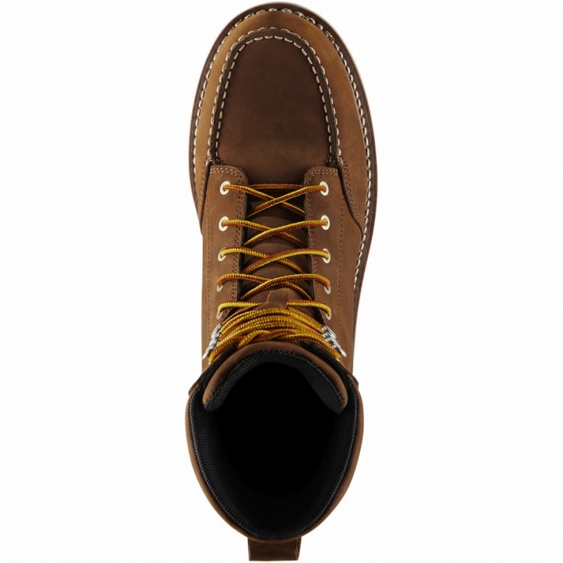 Brown Danner Cedar River Men's Work Boots | 92283