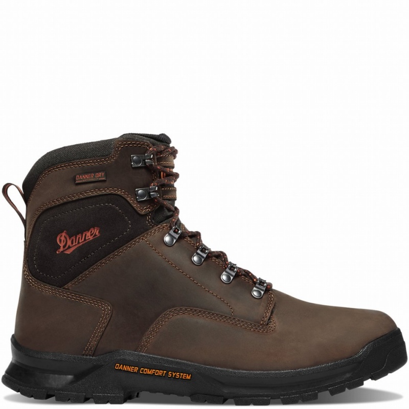 Brown Danner Crafter Men\'s Work Boots | 78141