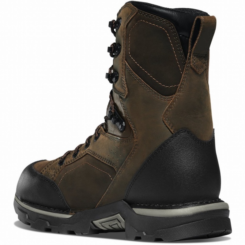 Brown Danner Crucial Men's Work Boots | 65055