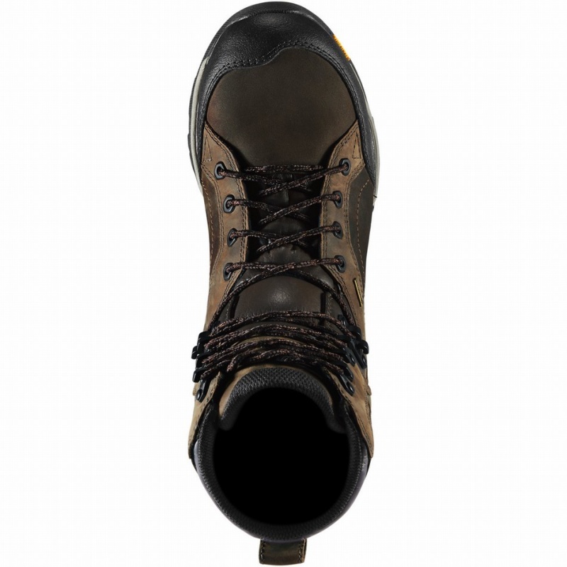 Brown Danner Crucial Men's Work Boots | 65055