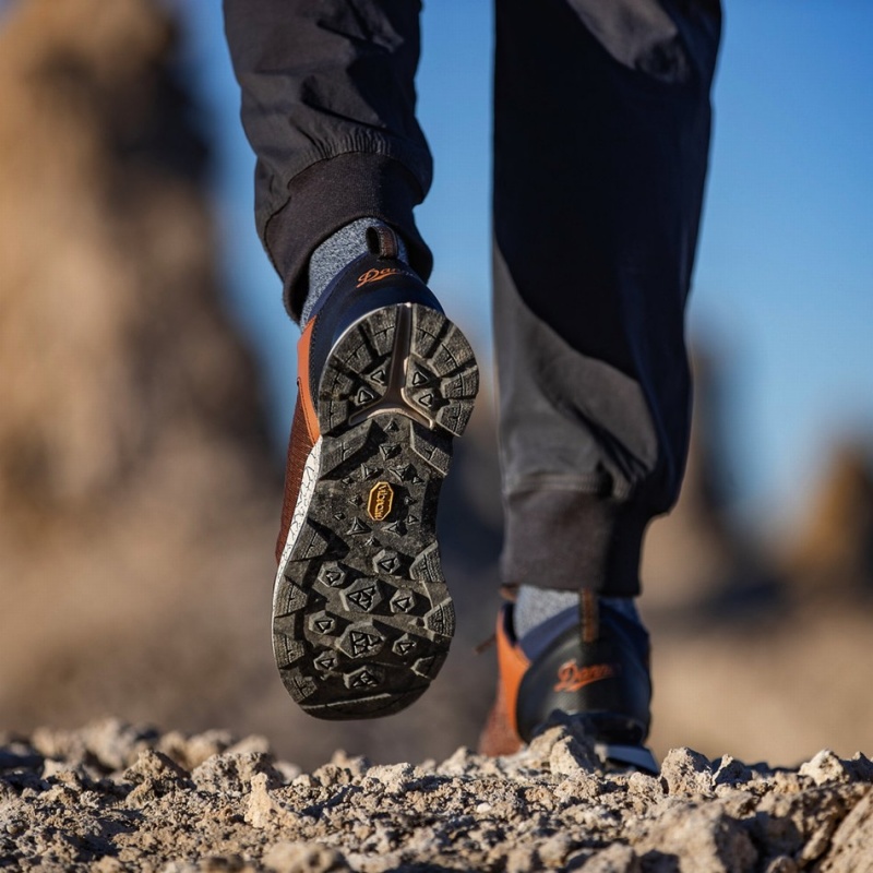 Brown Danner Desert Overlook Men's Hiking Shoes | 75416