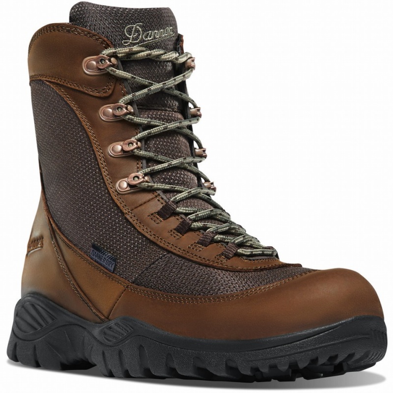 Brown Danner Element Men's Hunting Boots | 48409