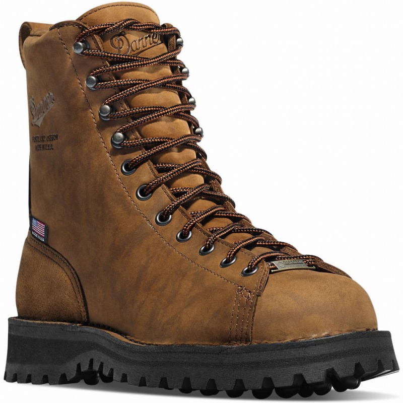 Brown Danner Elk Men's Hunting Boots | 17836