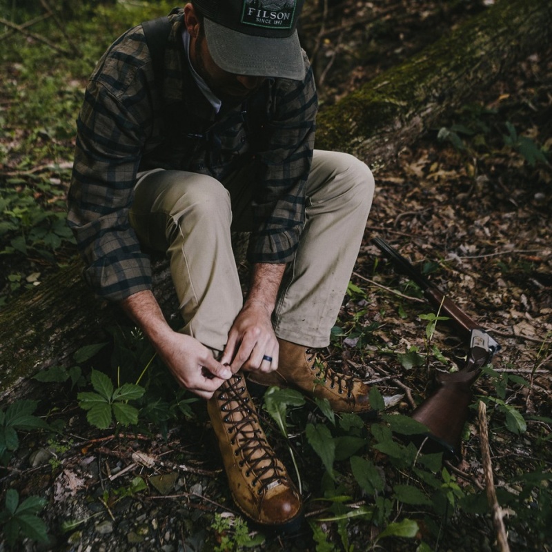 Brown Danner Elk Men's Hunting Boots | 17836