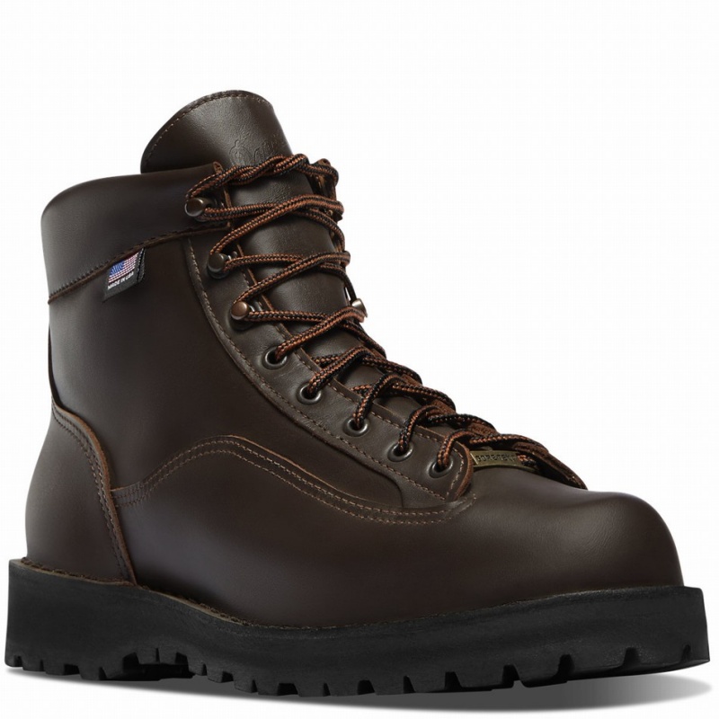 Brown Danner Explorer Men's Hiking Boots | 23270