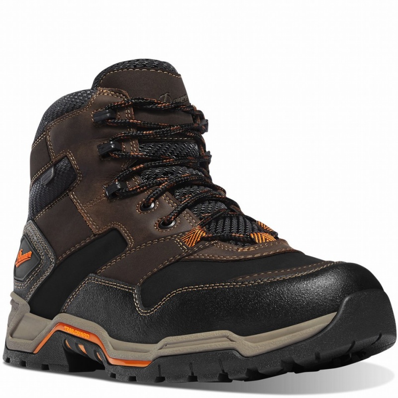 Brown Danner Field Ranger Men's Work Boots | 39948