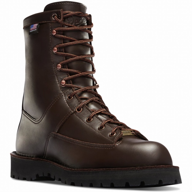 Brown Danner Hood Winter Light Men's Hunting Boots | 62043